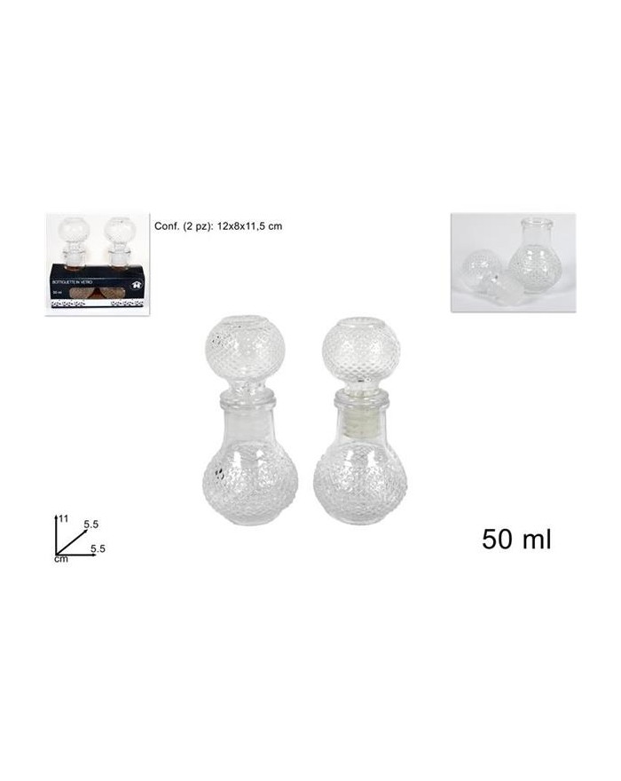 BOTTIGLIA TONDA DEC. 2pz...