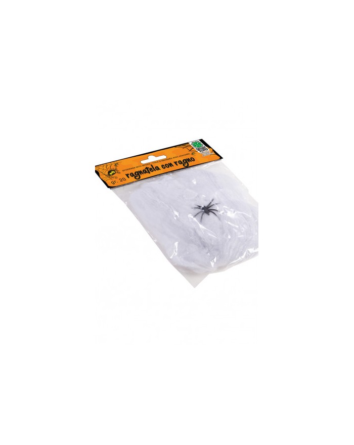 RAGNATELA BIANCA CON RAGNO...