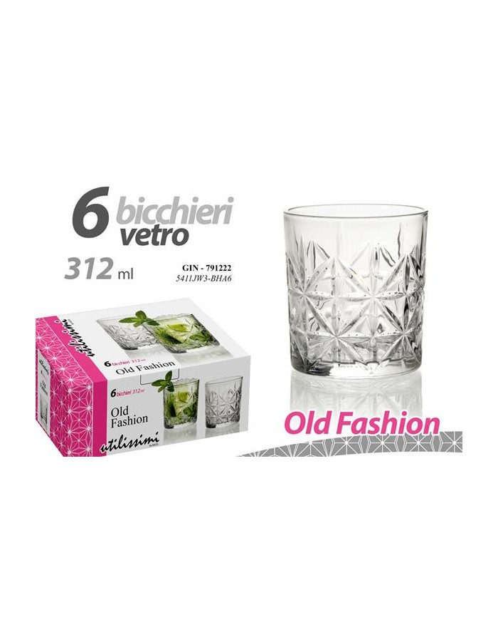 BICCHIERI 6pz 312cc OLD...