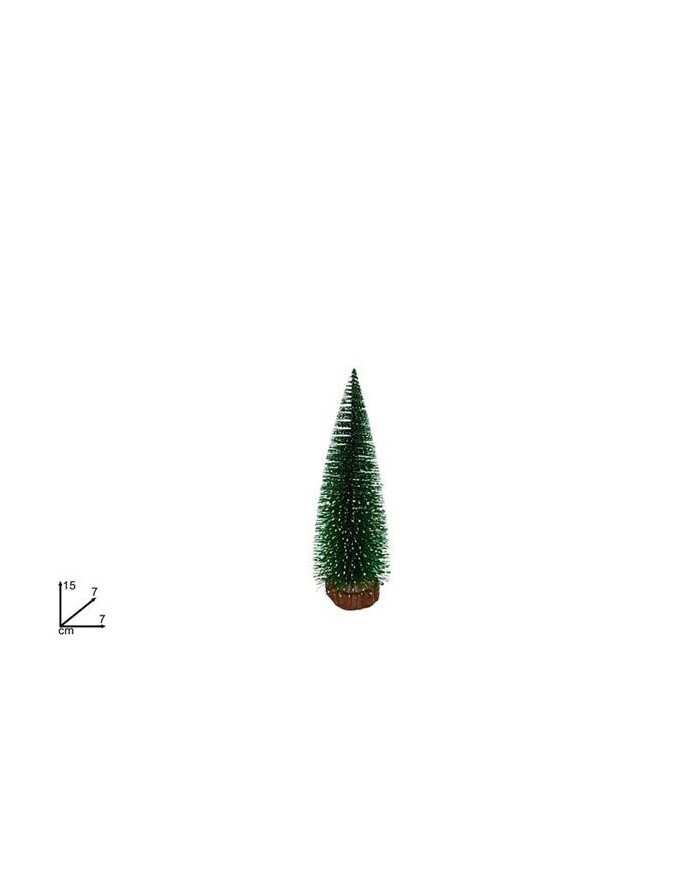 ALBERO 15CM VERDE INNEVATO...