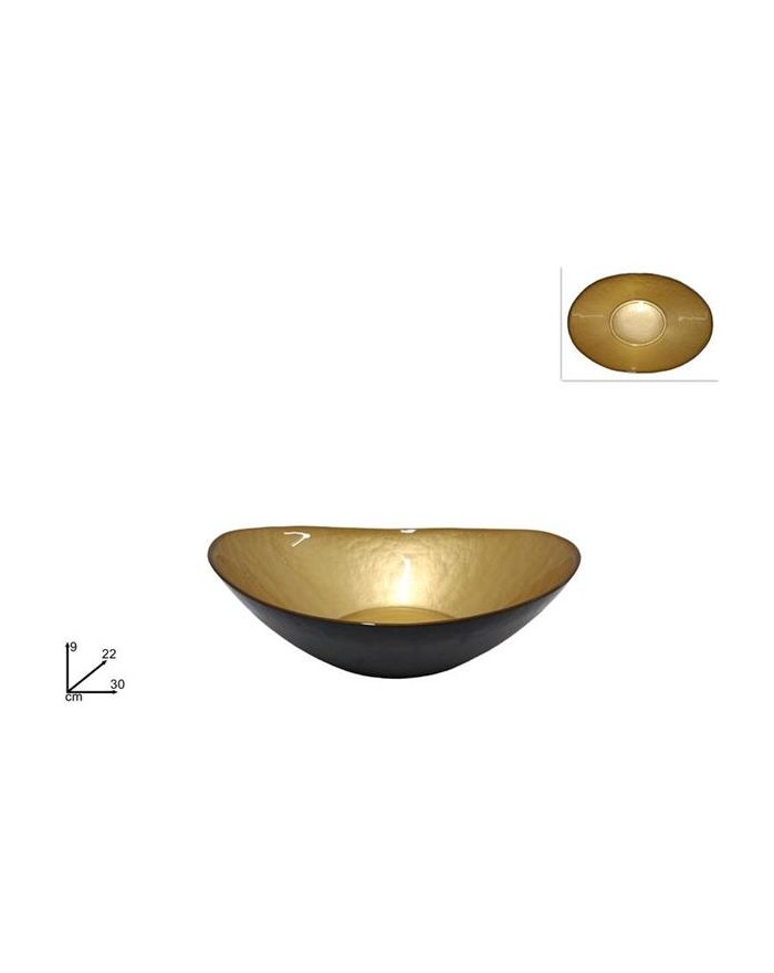 CENTROTAVOLA OVALE VETRO...