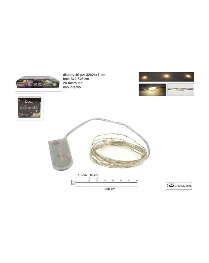 FILO 20 MICRO LED BIANCO...