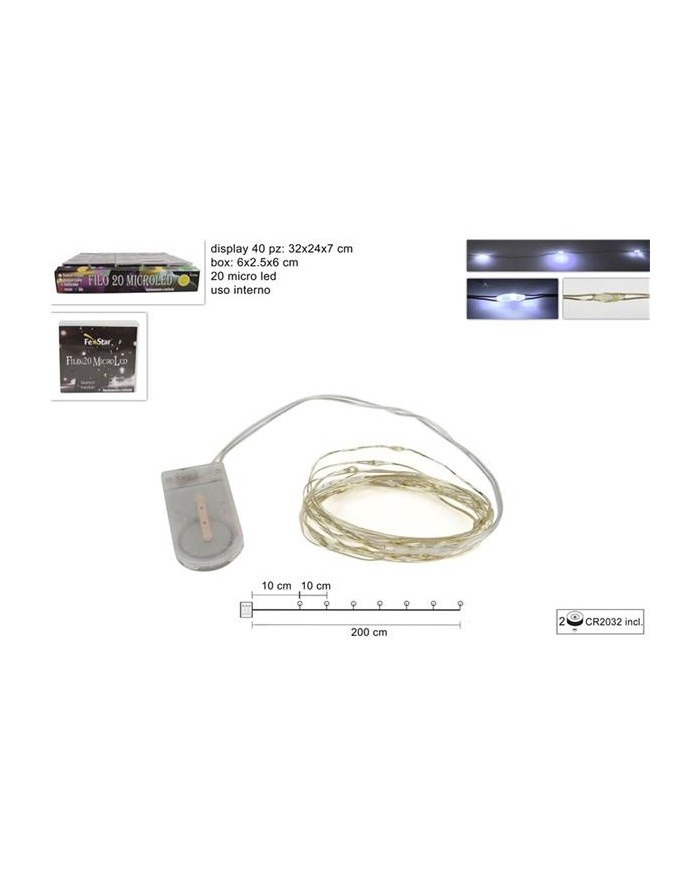 FILO 20 MICROLED BIANCO...