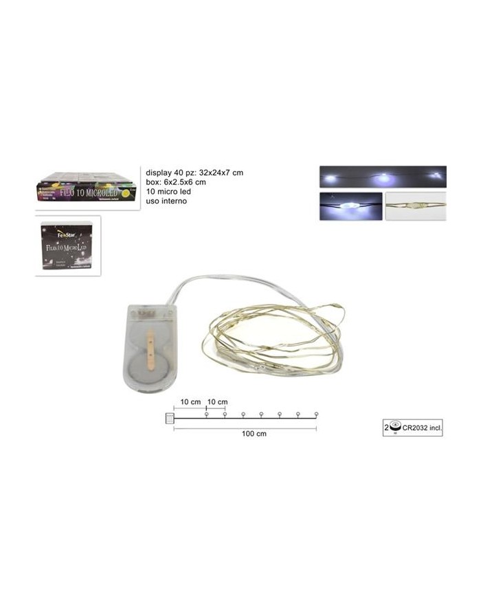 FILO 10 MICROLED BIANCO...
