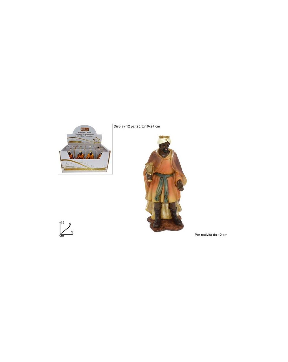 STATUA BALDASSARRE 12cm.  A169854