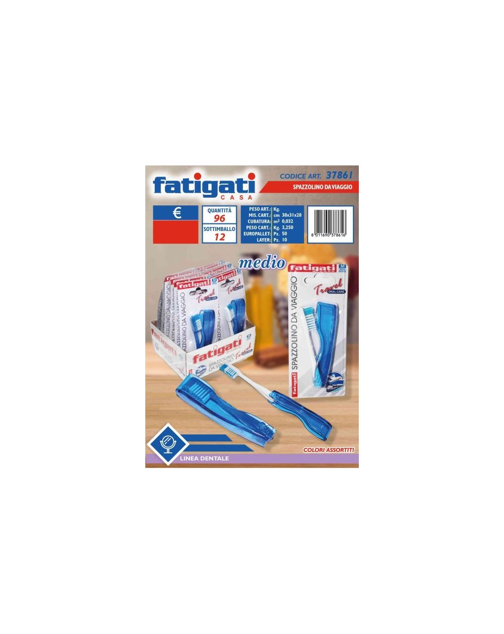 SPAZZOLINO X DENTI DA VIAGGIO  8011690378616