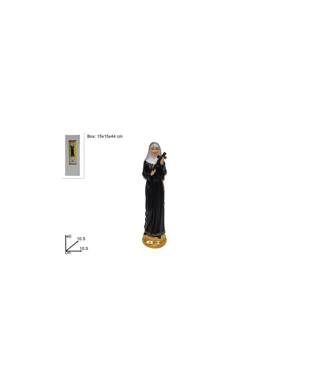 STATUA SANTA RITA 40cm  8034048064207