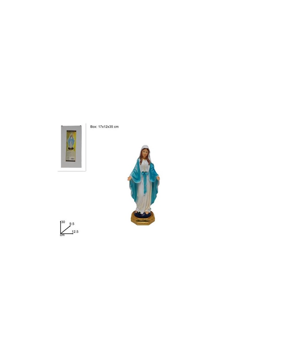 STATUA MADONNA 30cm  8034048064481