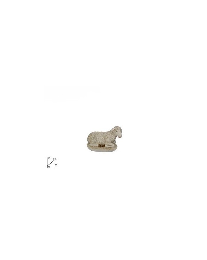 PECORA SEDUTA 14CM.  A156680