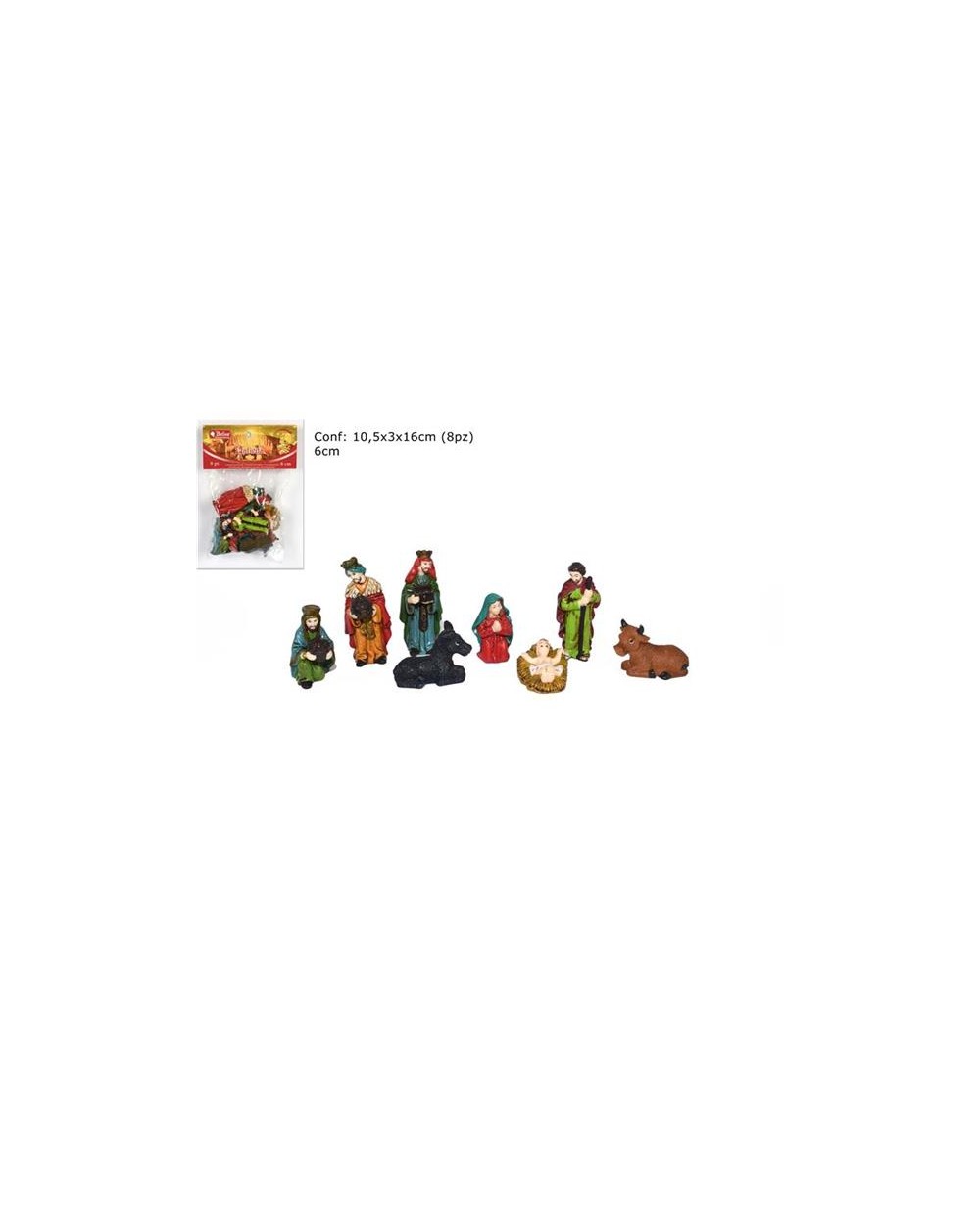 NATIVITA`SET 8 PZ. 6 cm  A295975