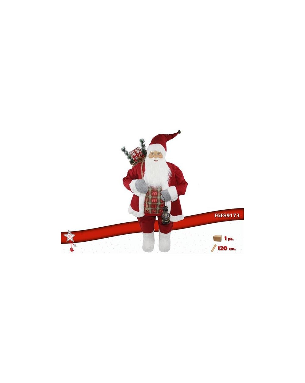 BABBO NATALE DECORATIVO GIGANTE  A295329