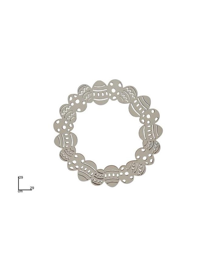 GHIRLANDA LEGNO CON UOVA...