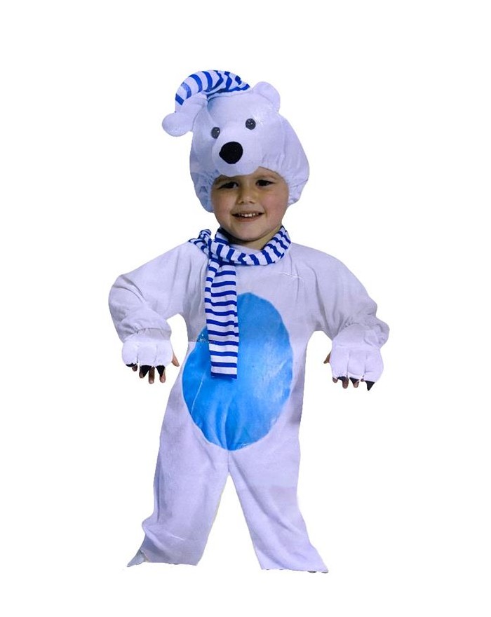 COSTUME ORSO POLARE 1/2 ANNI  A117991