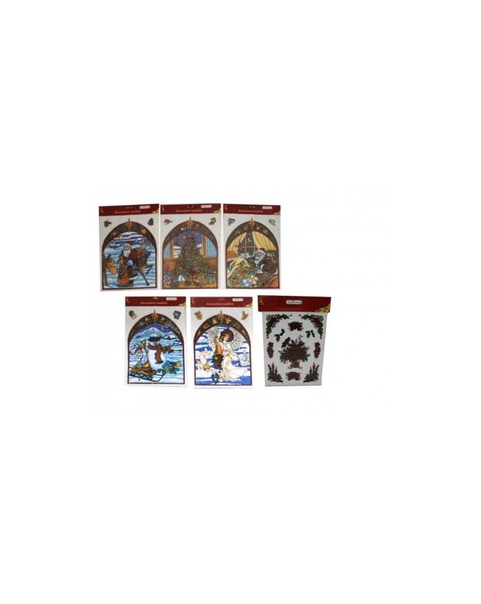 ADESIVO BABBO NATALE ASSORTITI  A125066