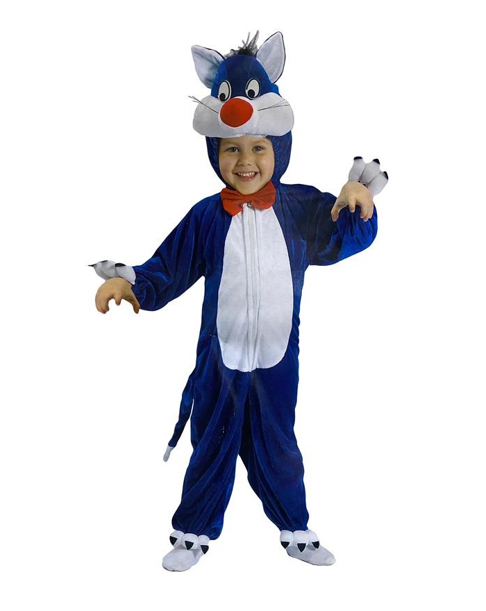 COSTUME GATTONE BLU 2/3...