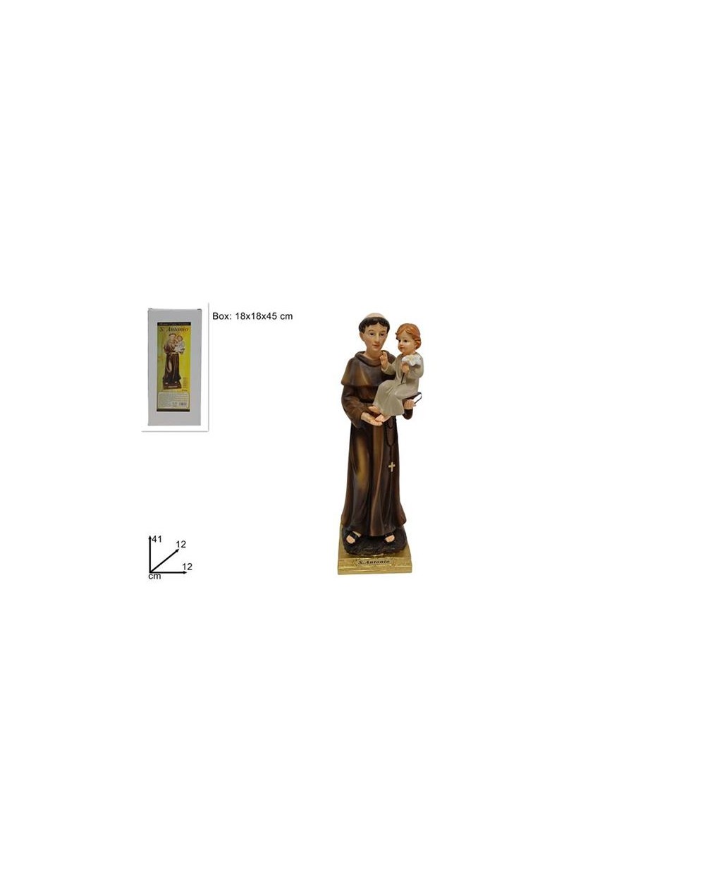 STATUA SANT ANTONIO 41cm  8034048064269