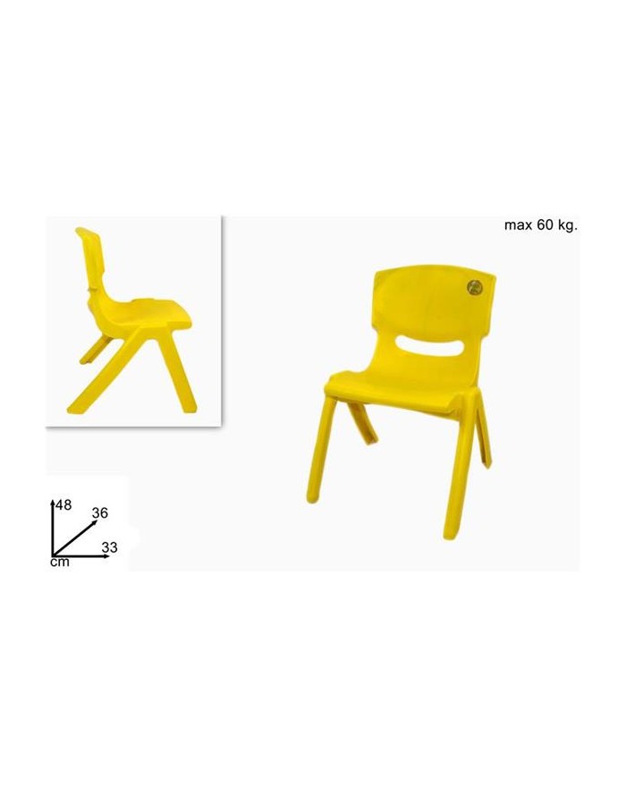 SEDIA BIMBO GIALLA  A177883