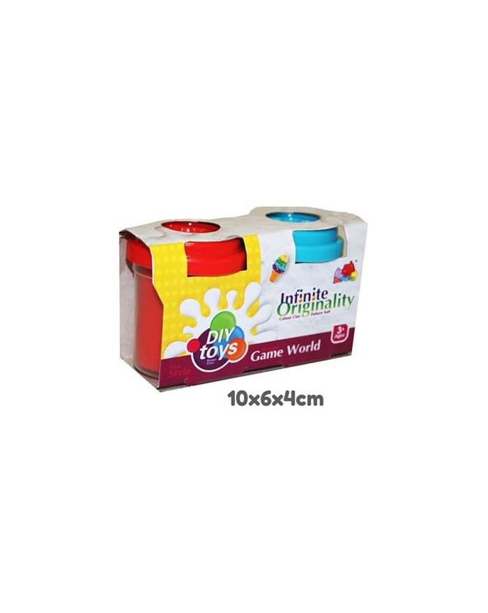 SET 2 BARATTOLI PLASTILINA...