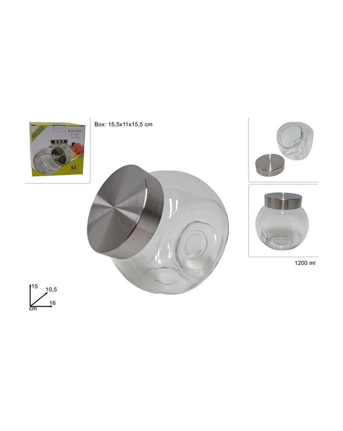 BARATTOLO VETRO 1200ML...