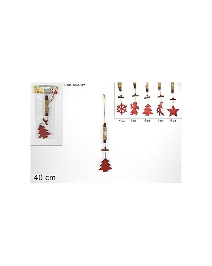 APPENDINO NATAL.LEGNO ROSSO...