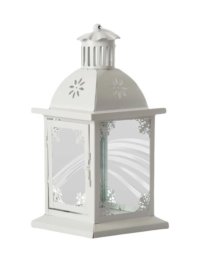 LANTERNA METALLO BIANCA...