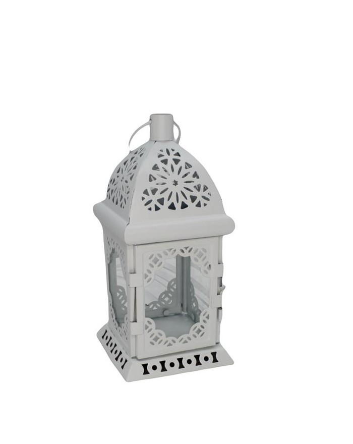 LANTERNA METALLO BIANCO...
