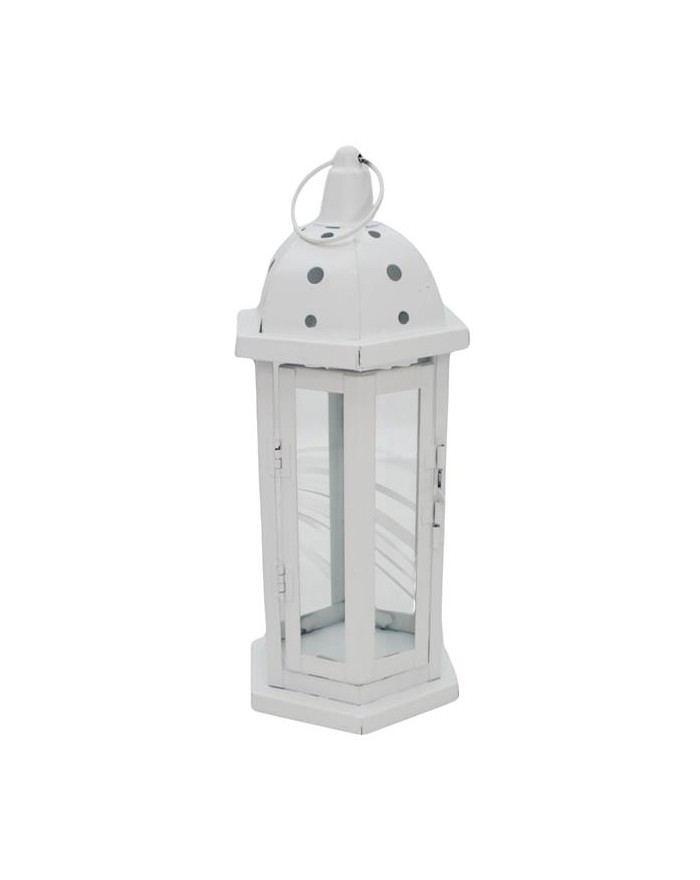 LANTERNA METALLO BIANCO...
