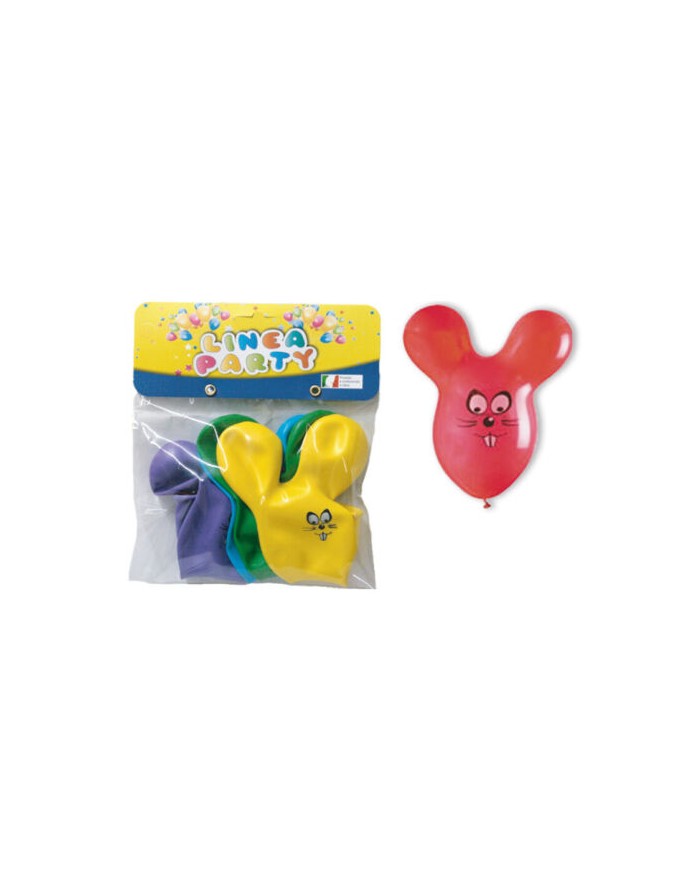 PALLONCINI TOPO 4 PEZZI...