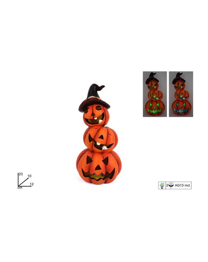 ZUCCHE CON LUCI 23 cm....