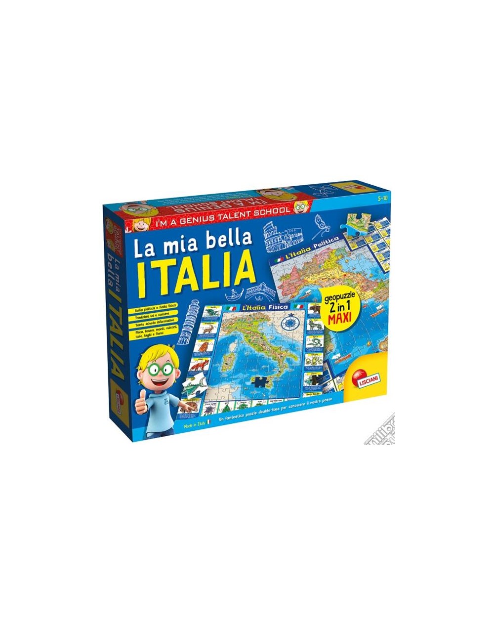 I`A GENIUS GEOPUZZLE BELLA ITALIA  A294907