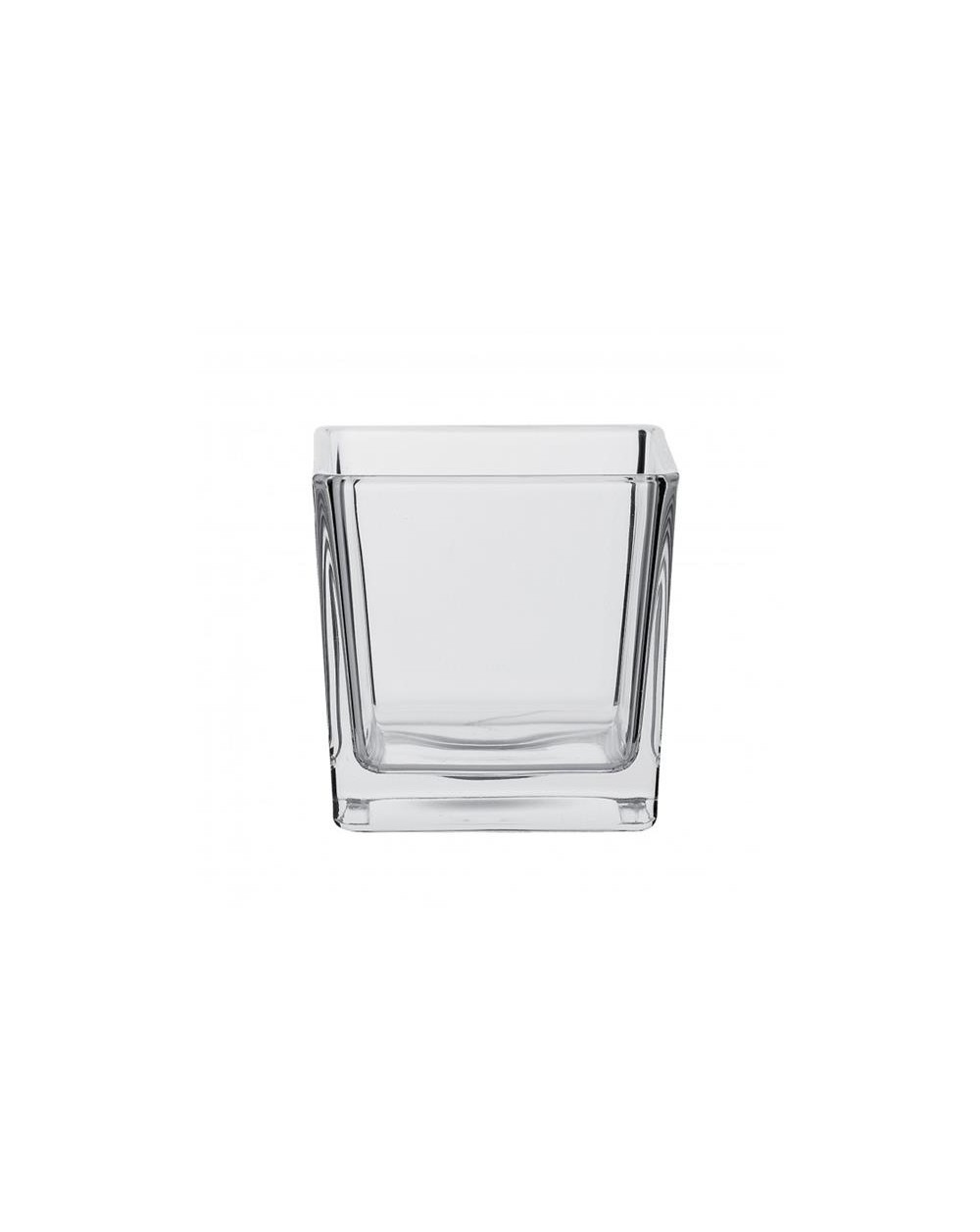 CUBO VETRO 18x18x18CM  A194065