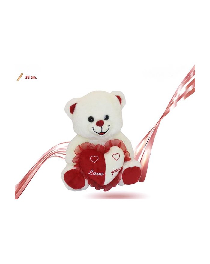 PELUCHE ORSO CON CUORE 25...