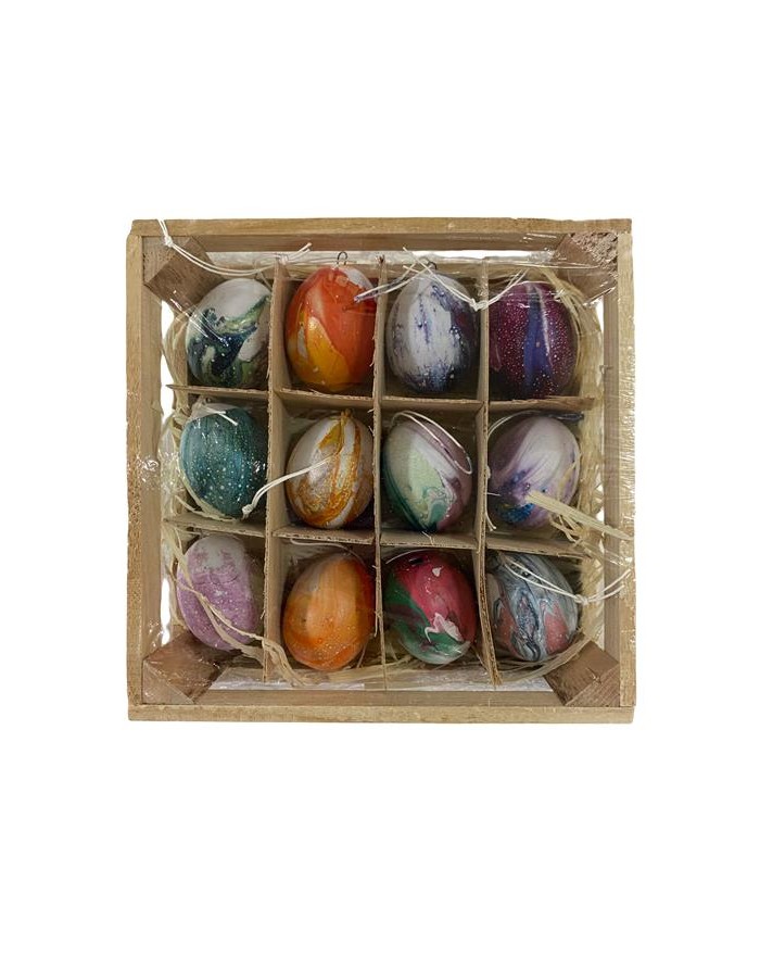 CASSETTA 12 UOVA DECORATE...