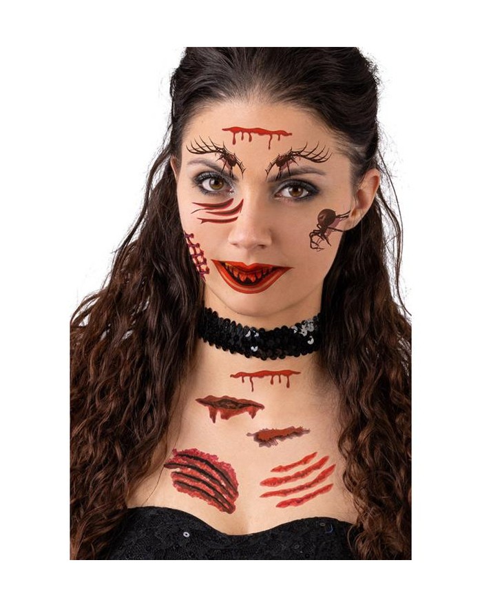 CARTELLA TATUAGGI VISO...