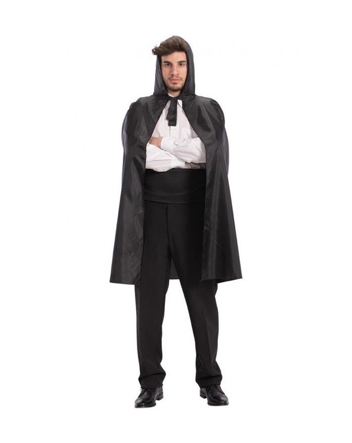MANTELLO NERO TAFFETAS...