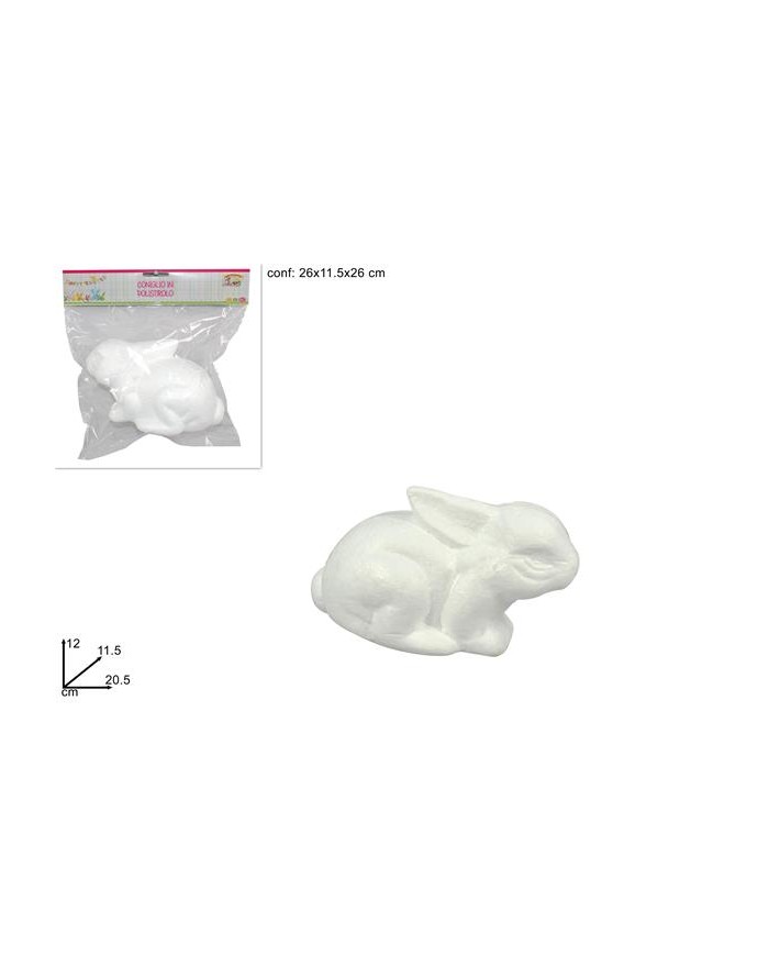 CONIGLIO POLISTIROLO 20cm....
