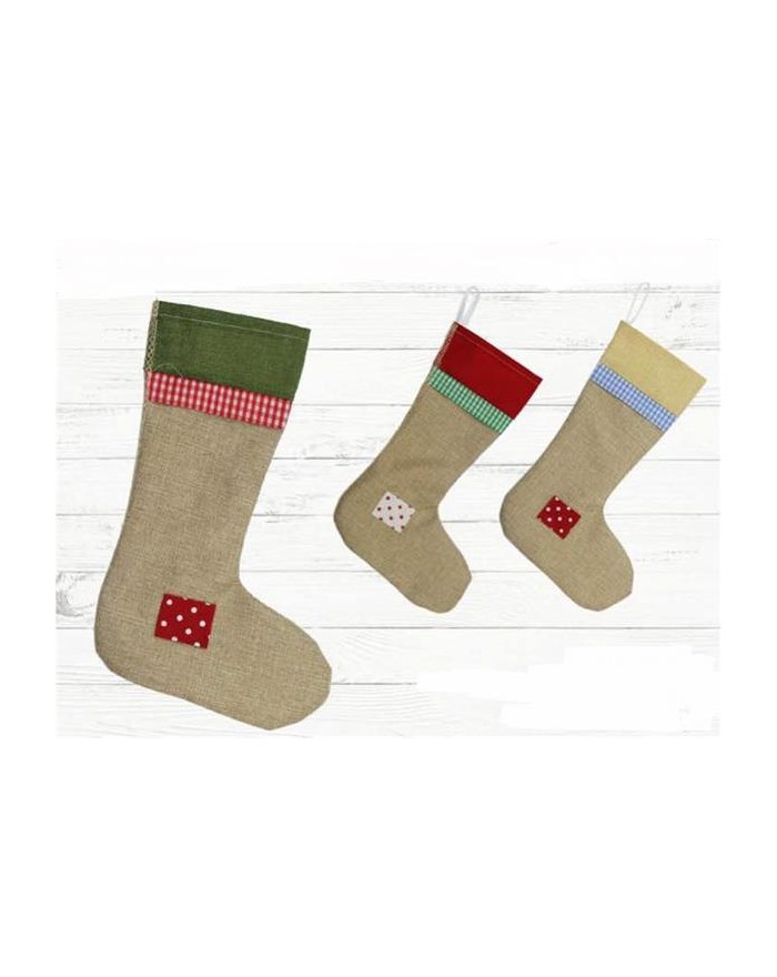 CALZA IN JUTA C/DECORO...