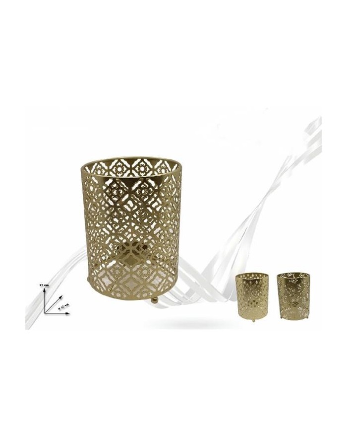 LANTERNA P/TEALIGHT ORO...