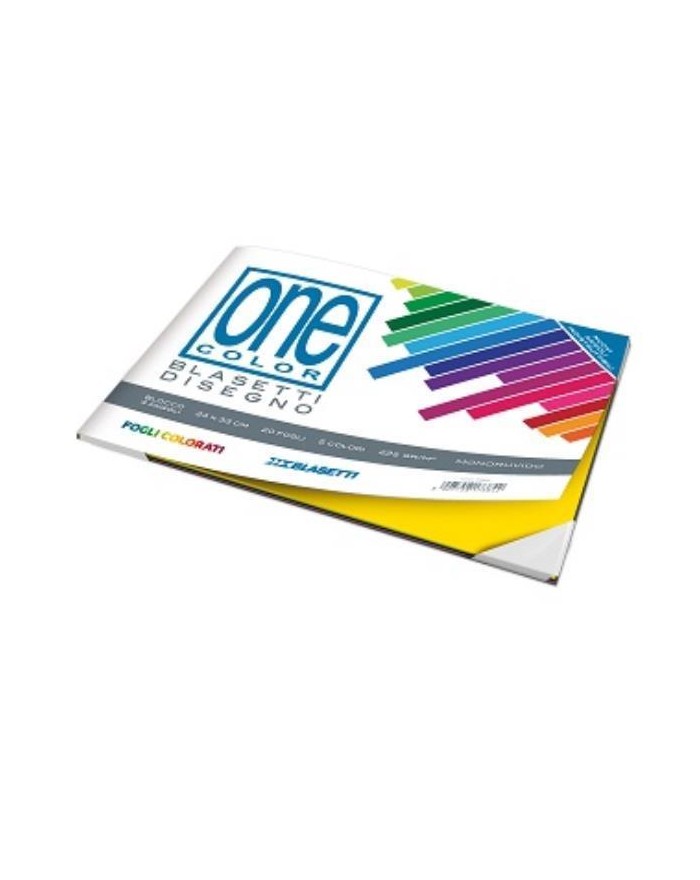 BLOCCO COLORE 20 FOGLI MONORUVIDO  A210955