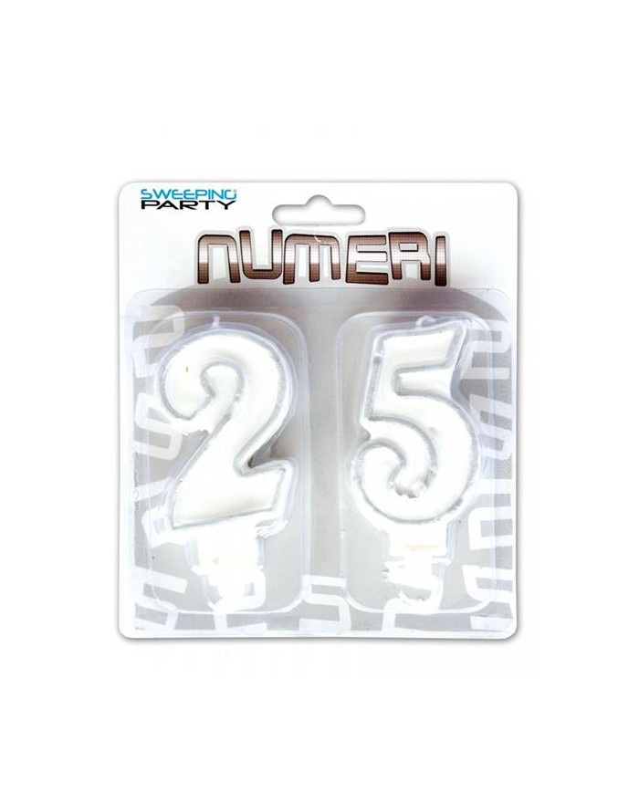 CANDELINA 25 ARGENTO  9436