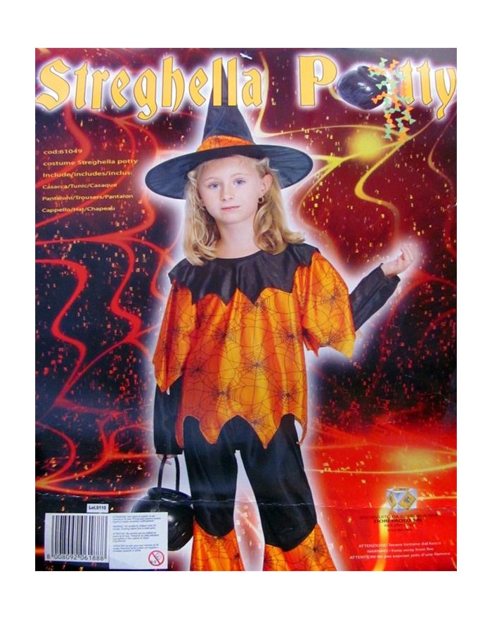 COSTUME STREGHELLA POTTY 5/7 ANNI  A081316