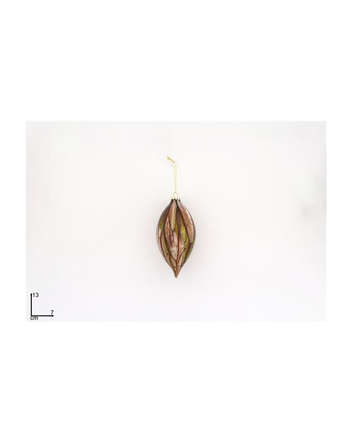 PALLA OVALE VETRO 13cm...