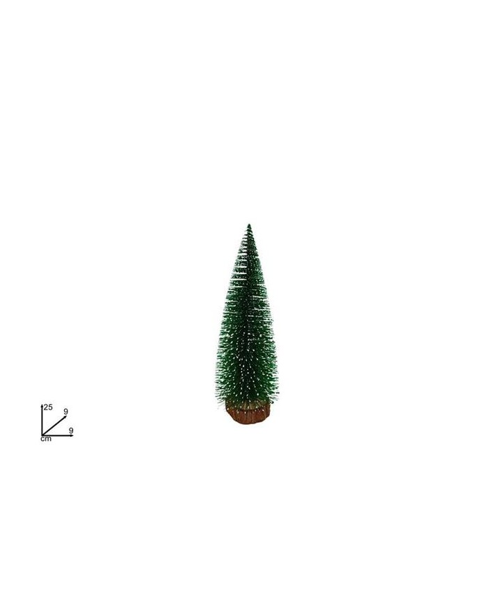 ALBERO 25CM VERDE INNEVATO...