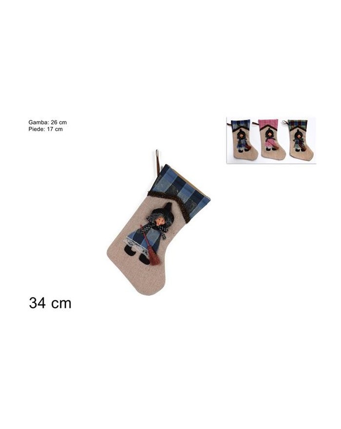 CALZA CON BEFANA 34CM...