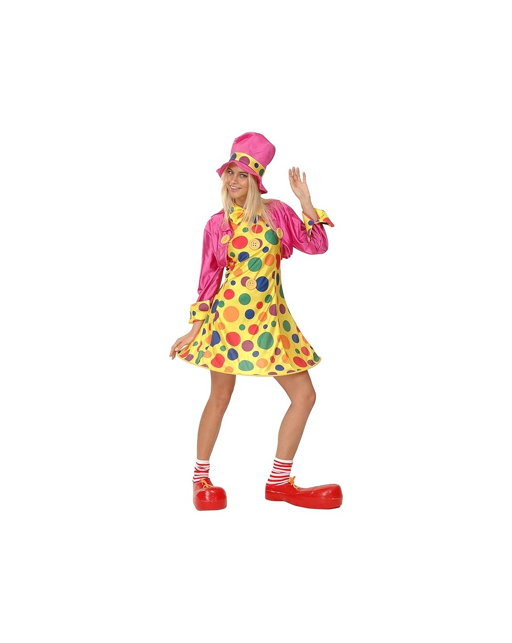 COSTUME CLOWN LADY TAGLIA S  A129252