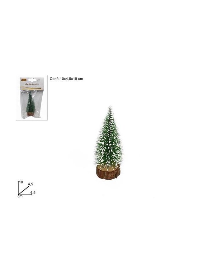 ALBERO INNEVATO VERDE 10 cm...