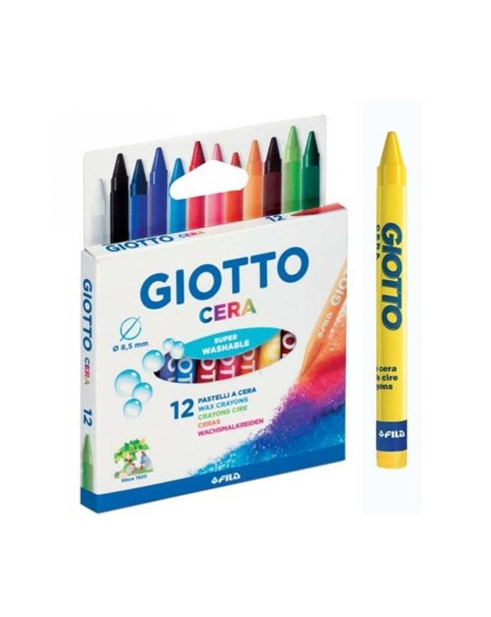 GIOTTO COLORI A CERA 12...