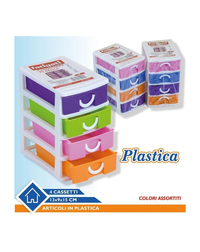 CASSETTIERA PLAST. 4...