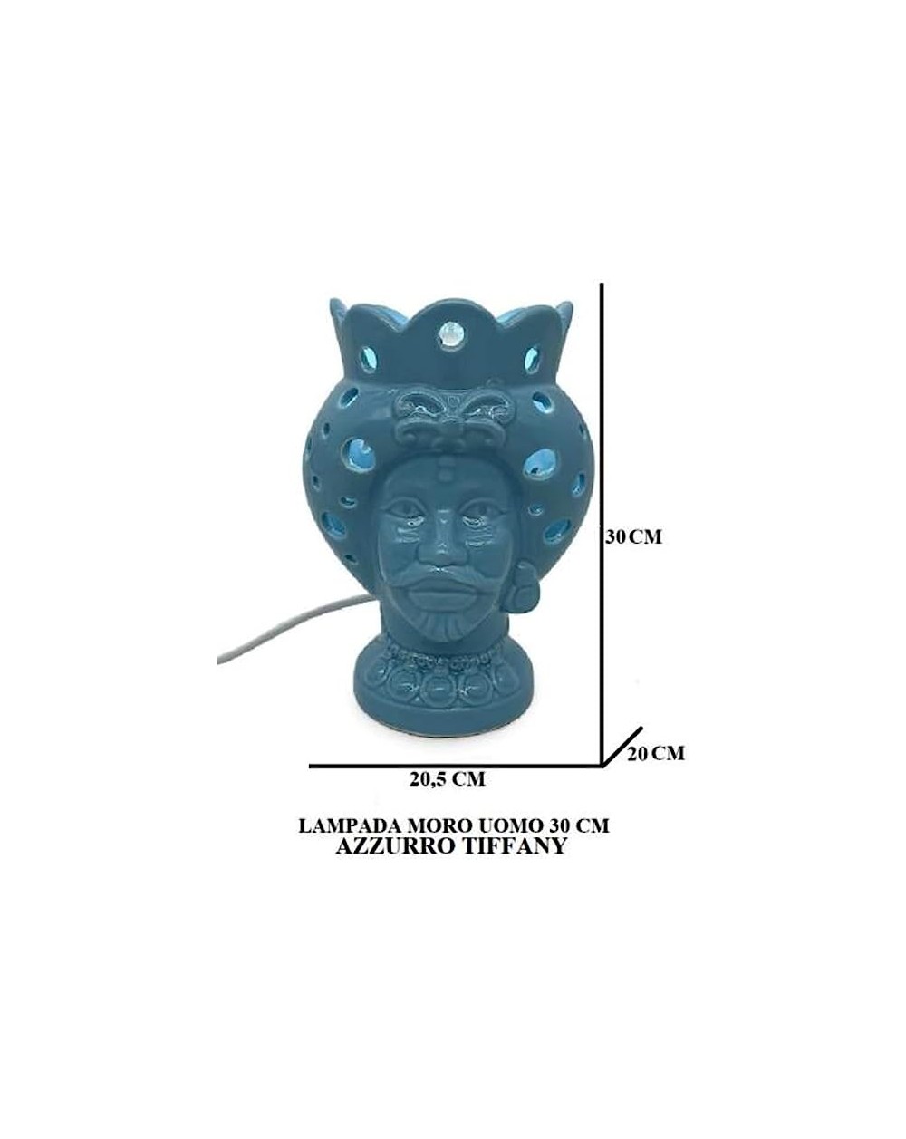 LAMPADA MORO UOMO 30cm AZZ 21026  A297504