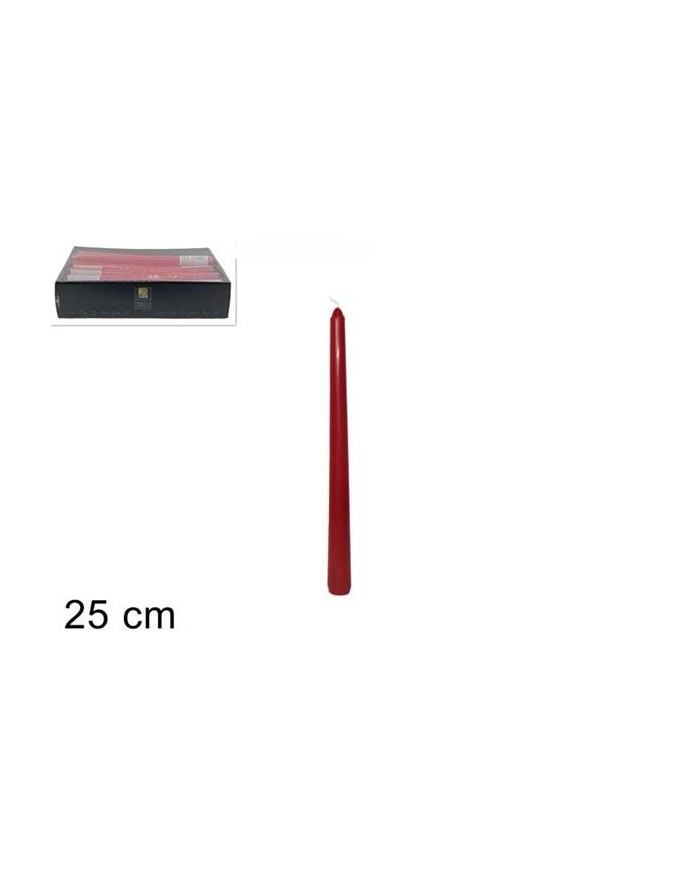 CANDELA ROSSA 25CM  A161294
